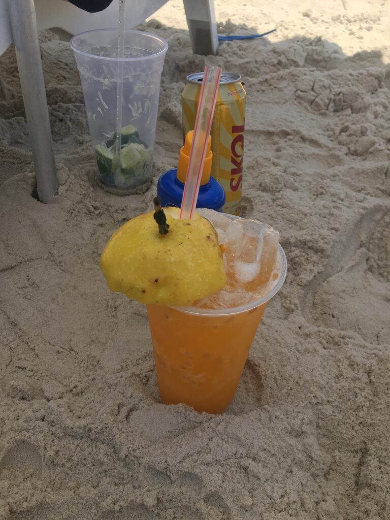 passion fruit caipirinha